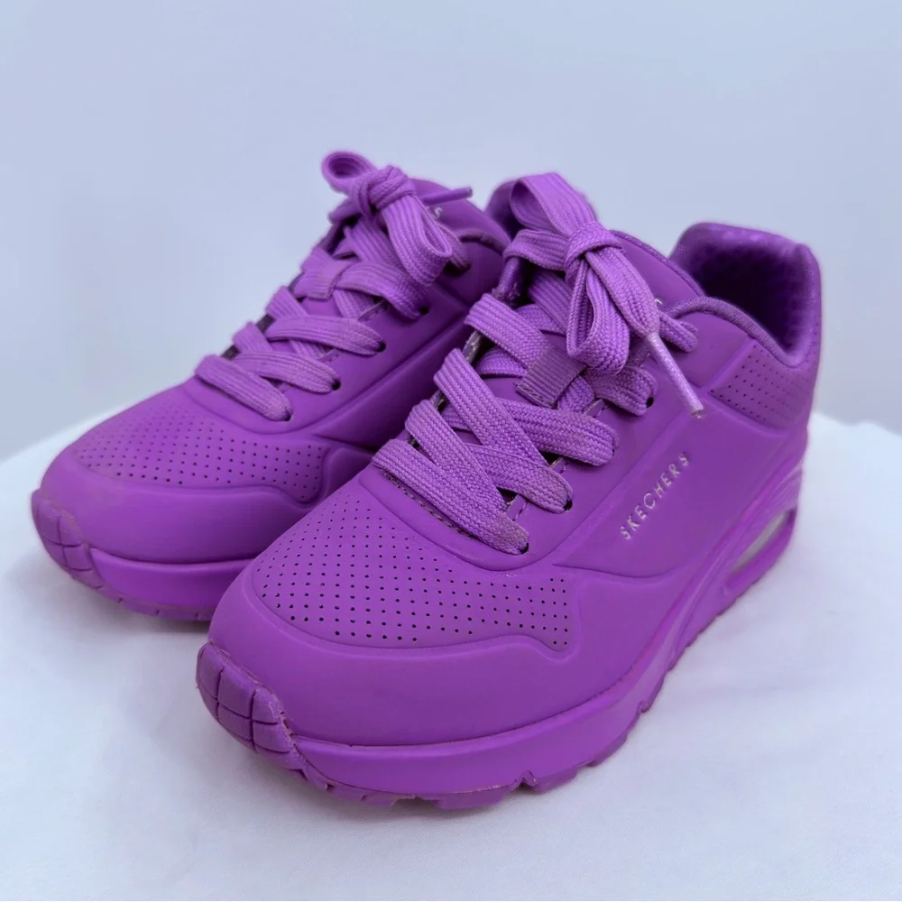 Skechers Purple Air Cushion Sneakers Girls Size 13 Youth